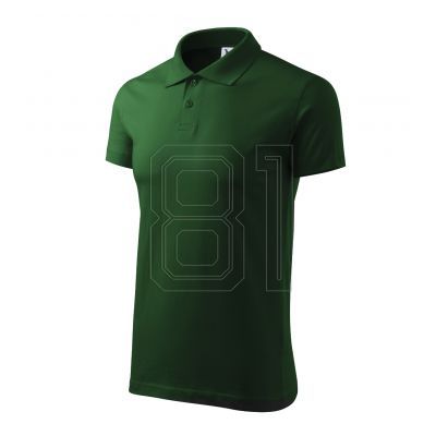 Malfini Single J. M MLI-20206 Flaschengrünes Poloshirt