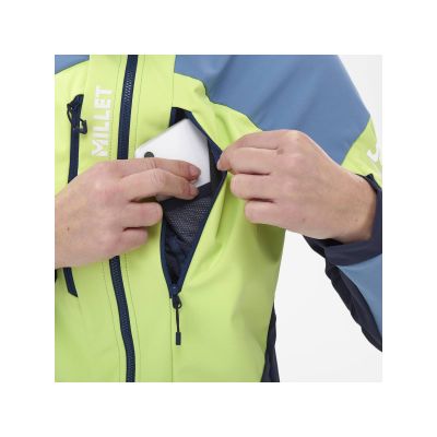 2. MILLET WM White Shield Jkt Marineblaue Jacke