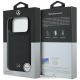 8. Mercedes Leder-Mesh-Hülle mit Bow Line MagSafe für iPhone 17 Pro Max – Schwarz