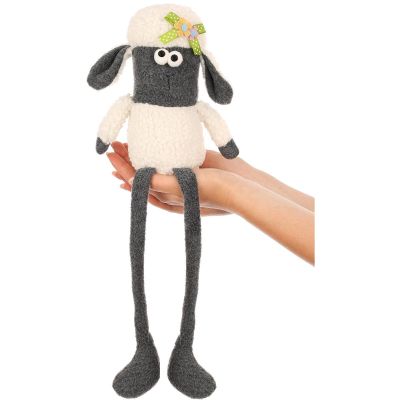 8. SITZENDES SCHAF 18CM FRÜHLINGSDEKORATION