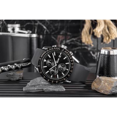 5. Herrenuhr Skmei 9253PSIBK + Box