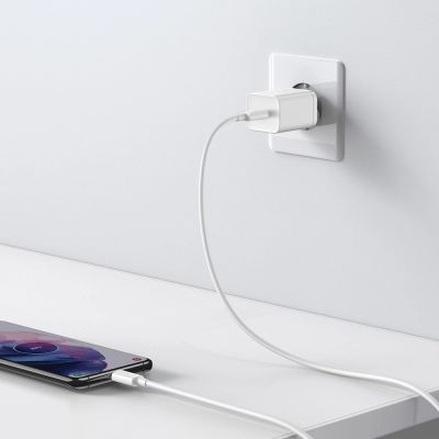 9. Baseus Super Si 1C fast wall charger USB Type C 25W Power Delivery Quick Charge white (CCSP020102)