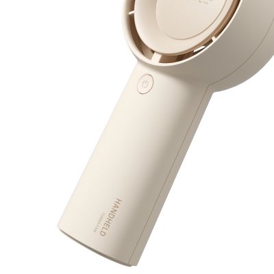 6. Jisulife Handventilator Life5 Plus 4000 mAh Tragbarer Mini-Gebläse-USB-Ventilator - Beige