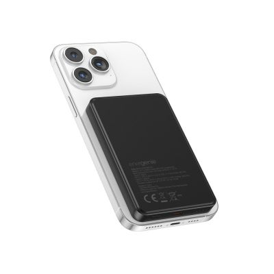 6. GEMBIRD Powerbank mit kabelloser Ladefunktion, 15 W, 5000 mAh, Schwarz