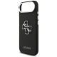 6. Guess Grained Big 4G Classic Logo Hülle für iPhone 17 Air - Schwarz