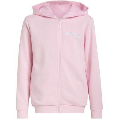 2. Adidas Essentials Kinder-Trainingsanzug Rosa und Grau KR6711