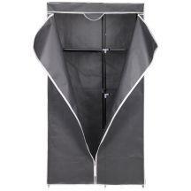 Textilschrank 90x45x170cm Dunkelgrau 8811