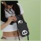 7. Nimmy Big Eyed Pet 2.0 Panda Handytasche - Schwarz