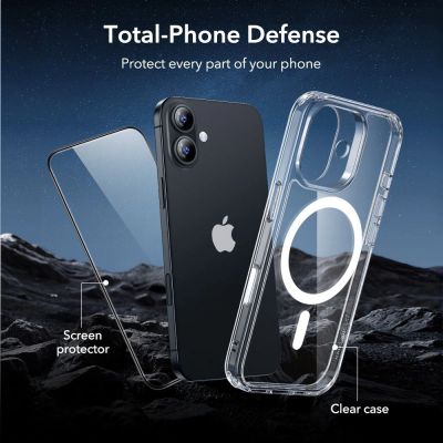 5. ESR Classic Hybrid MagSafe + Panzerglas-Set für iPhone 17 - Klar