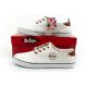 10. Lee Cooper Herren-Sportschuhe, modische weiße Sneaker, bequem