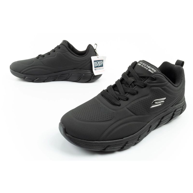 8. Skechers Bobs B Flex Damen Sport-Sneaker modisch Schwarz