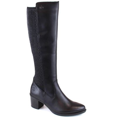 8. Rieker Isolierstiefel mit Gummizug, Leder W Y2050-00 RKR638