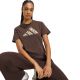 5. adidas Damen-T-Shirt mit Tiermotiv, Braun KT2676