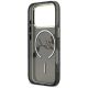 7. Karl Lagerfeld IML Choupettes Karl Script Logo MagSafe Hülle für iPhone 17 Pro - Schwarz
