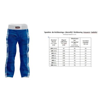 6. Kickboxhose MASTERS SKBP-M (WAKO APPROVED)