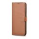 3. iCarer Haitang Leder Wallet Case Ledertasche für Samsung Galaxy S22+ (S22 Plus) Wallet Case Cover Braun (AKSM05BN)