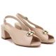 3. Beige Sergio Leone SK469 Damen-Sandalen mit hohem Absatz