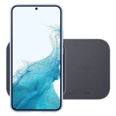 4. Samsung Wireless Charger Duo EP-P5400BBEGEU induktives Ladegerät 15W - Schwarz