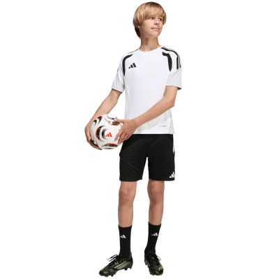 9. adidas Tiro 26 Wettkampf-Trainingsshirt für Kinder, weiß und schwarz, KA7603