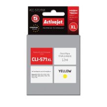 Activejet ACC-571YNX Tinte (ersetzt Canon CLI-571XLY; Supreme; 12 ml; gelb)