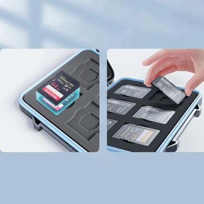 8. Speicherkartenetui Black für 2,5"-SSD, 2,5"-HDD, M.2-SSD, SD-Karte, Micro-SD-Karte, CompactFlash-Karte und Kartenleser
