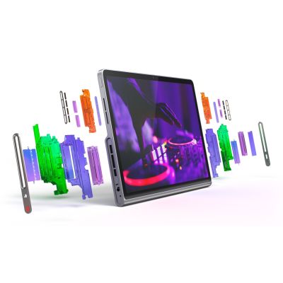 24. Lenovo Tab (ohne Netzteil) | Plus TB351FU | 11,5 Zoll | Luna Gray | 2000 x 1200 Pixel | MediaTek Helio G99 | 8 GB | LPDDR4x (fest verlötet) | 128 GB | WLAN | 8-MP-Frontkamera | 8-MP-Rückkamera | Bluetooth 5.2