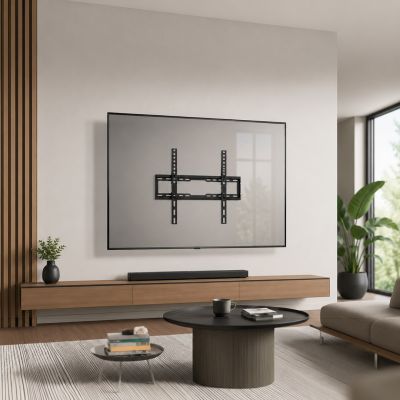 5. MACLEAN TV-HALTERUNG / -AUFHÄNGER 37-86'' MACLEAN TV-HALTERUNG / -AUFHÄNGER, MAX. VESA 600X400, 37-86", BIS ZU 45KG, SCHWARZ, NEIGUNGSVERSTELLBAR