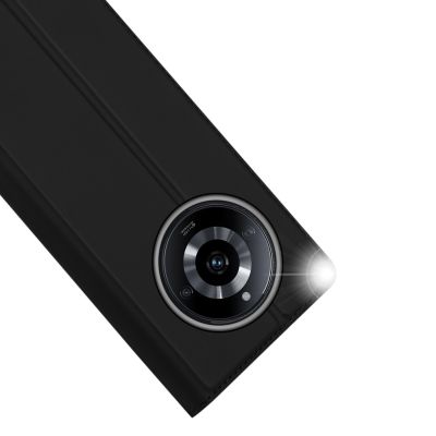 3. Dux Ducis Skin Pro Hülle Realme 11 Flip Card Wallet Stand Schwarz