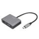 USB Typ C auf miniDisplayPort/VGA 4K 30Hz UHD Grafikadapterkabel 0,2 m