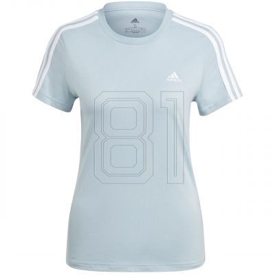 adidas Essentials Slim 3-Stripes Tee W IM2788
