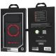 4. Audi RSQ Carbonfaser Sport Red Circle MagSafe Hülle für iPhone 18 Pro Max / 17 Pro Max - Schwarz