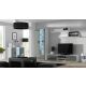 3. TV-Schrank SOHO 180 weiß/grau glänzend