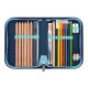 4. Herlitz SoftLight Plus Greenline Blue Ice Schulrucksack-Set Mädchen Polyester Blau, Marineblau (Marineblau)