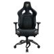 10. COUGAR CGR-T2F-GLB Universeller Gaming-Stuhl mit gepolsterter, bezogener Sitzfläche, Schwarz