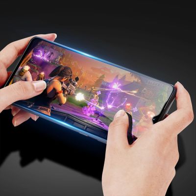 3. Dux Ducis 9D Tempered Glass 9H Full Screen Tempered Glass mit Realme Narzo 50A Rahmen schwarz (case friendly)