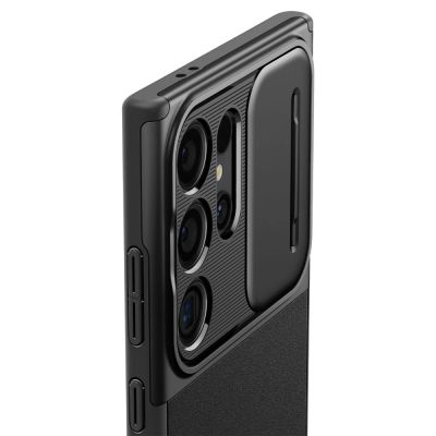 19. Spigen Optik Armor Hülle für Samsung Galaxy S24 Ultra – Schwarz