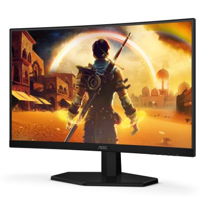 6. AOC G4 C24G42E Computermonitor 59,9 cm (23,6 Zoll) 1920 x 1080 Pixel Full HD LED Schwarz, Rot