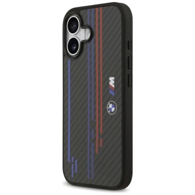 2. BMW M Kevlar Lines & Logo MagSafe Case für iPhone 17 – Schwarz