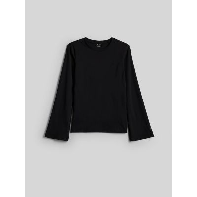 7. Damen-Langarmshirt, schmal geschnitten, Größe 4F 4FRAW26TLONF0719-20S
