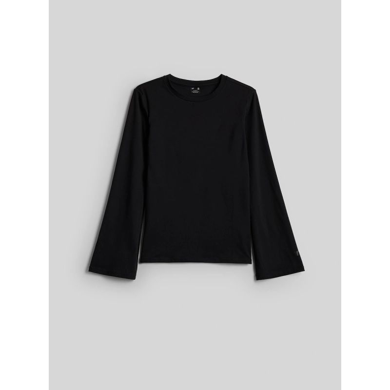 7. Damen-Langarmshirt, schmal geschnitten, Größe 4F 4FRAW26TLONF0719-20S