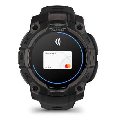36. Sportuhr Garmin Instinct 3 AMOLED 45 mm Schwarz
