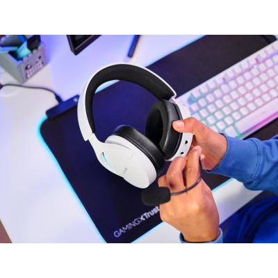 11. Trust GXT 491W FAYZO WIRELESS Weiße Gaming-Kopfhörer