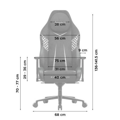 11. Gamingstuhl Huzaro Force 8.3 Carbon Black
