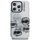 3. Karl Lagerfeld IML Multi K&C Head Pattern Case für iPhone 16 Pro - Transparent