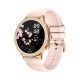 9. VELTORI VT310-1 Damen-Smartwatch, Goldarmband + rosa Silikonarmband