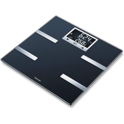 Beurer BF 720 Quadratische schwarze elektronische Personenwaage