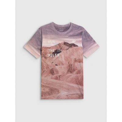 5. Herren-T-Shirt mit Aufdruck, regulär, Größe 4F 4FRSS26TTSHM4229-83A