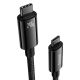 2. Baseus CAWJ040101 USB-C – USB-C-Kabel 240 W 480 Mbit/s 2 m – Schwarz und Grau