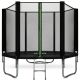 VIRTUFIT TRAMPOLIN MIT SICHERHEITSNETZ – SCHWARZ – 251 CM