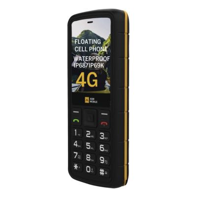 7. AGM M9F 4G Floating 6,1 cm (2,4") 131 g Schwarz, Orange Robustes Smartphone